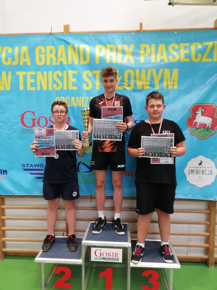 XXIII edycja Grand Prix Piaseczna w tenisie stołowym