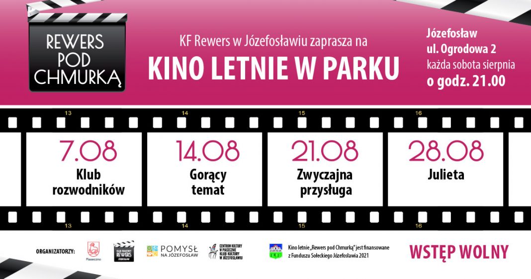 Kino letnie w Józefosławiu 2021
