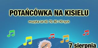 Plakat wydarzenia Potańcówka na Kisielu - dancing międzypokoleniowy na skwerze Kisiela w Piasecznie 2021