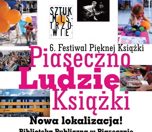 Plakat wydarzenia 6. Festiwal Pięknej Książki Piaseczno - Ludzie - Książki