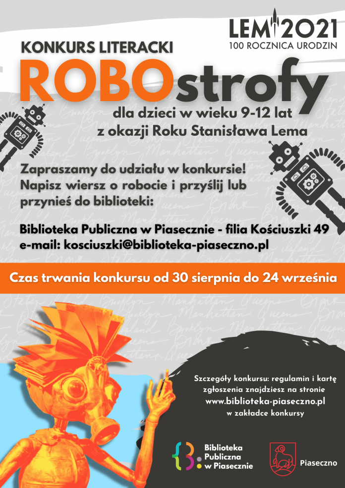 Konkurs literacki ROBOstrofy
