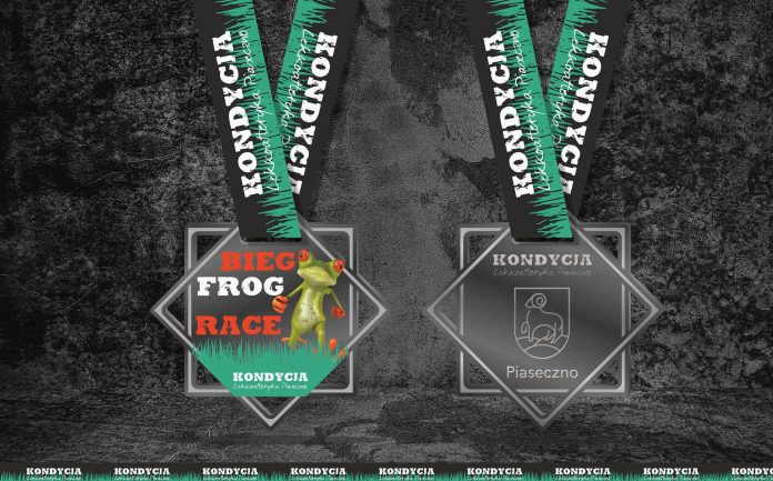 Medal Biegu Frog Race w Żabieńcu 2021