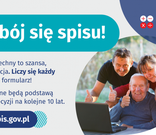 Ilustracja. Nie bój się spisu. Spis powszechny to szansa, a nie inwigilacja.