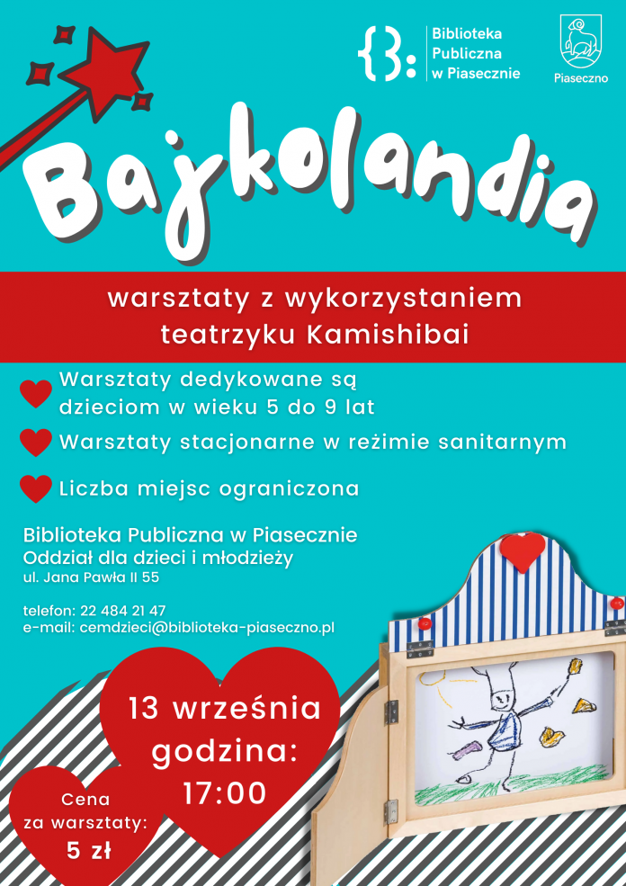 Bajkolandia – warsztaty z wykorzystaniem teatrzyku Kamishibai