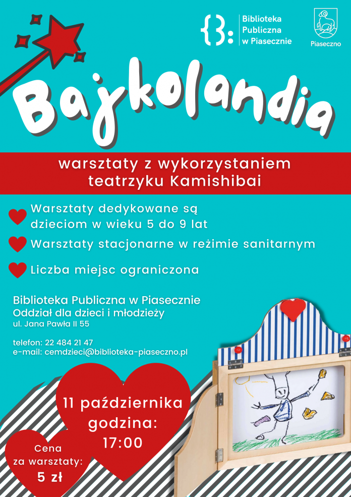 Bajkolandia – warsztaty z wykorzystaniem teatrzyku Kamishiba