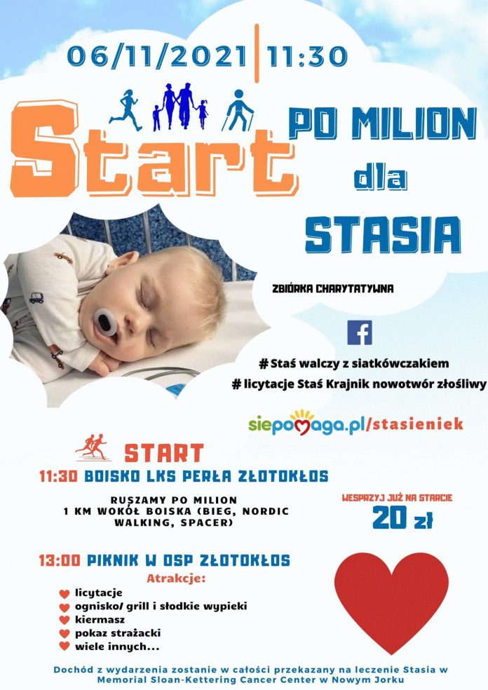 Plakat wydarzenia Start po milion dla Stasia