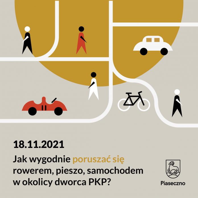 Ilustracja Jak zadbać o sprawną komunikację? Jak wygodnie poruszać się rowerem, pieszo, samochodem w okolicy dworca PKP? Jak zadbać o sprawną komunikację w okolicy dworca PKP?