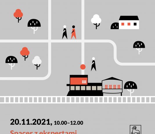 Ilustracja Spacer z ekspertami 20 listopada 2021 r. Start przy dworcu PKP w Piasecznie.