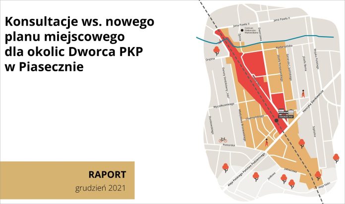 Raport z pierwszej części konsultacji ws. nowego planu miejscowego dla okolic Dworca PKP w Piasecznie