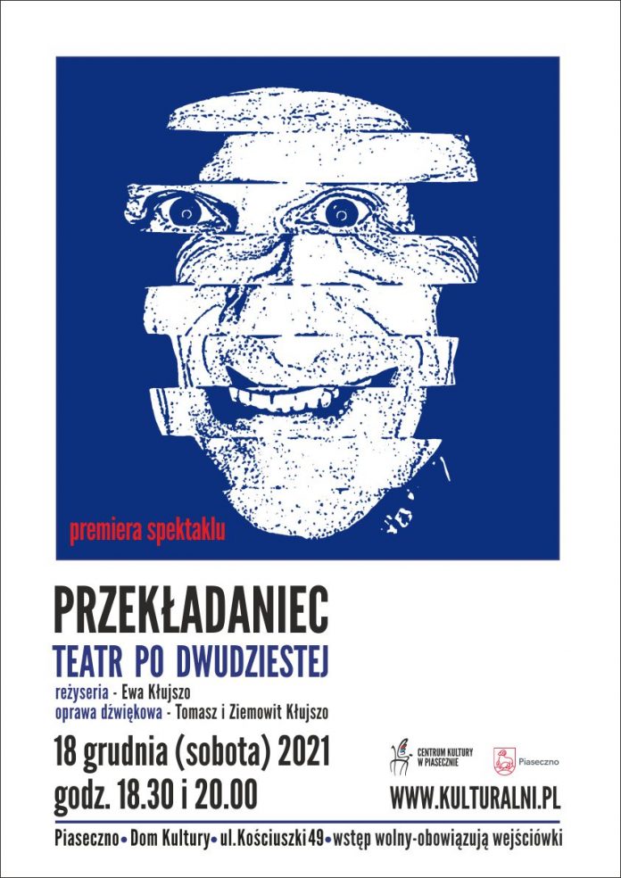 Plakat wydarzenia spektakl PRZEKŁADANIEC w Piasecznie