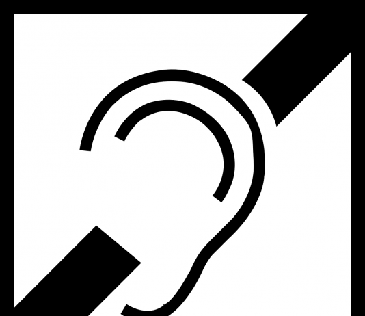 Pętle indukcyjne dla osób niedosłyszących piktogram