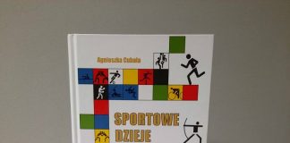 100 lat piaseczyńskiego sportu. na zdjęciu książki "Sportowe dzieje Piaseczna".