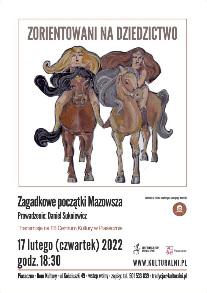 Plakat wydarzenia Zagadkowe początki Mazowsza