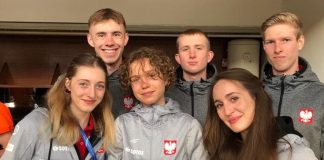Sukces Aleksandry Płocińskiej na Mistrzostwach Świata w Portugalii. Na zdjęciu reprezentacja Polski