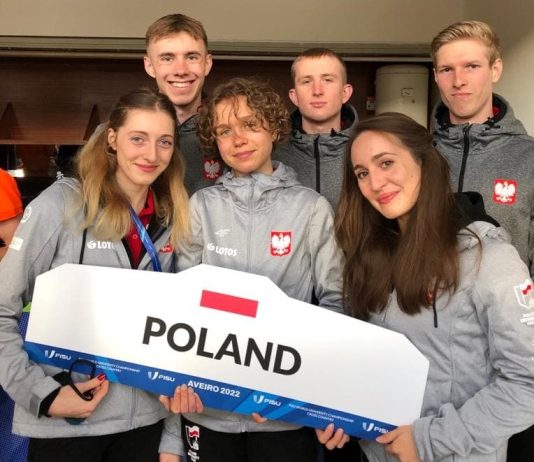 Sukces Aleksandry Płocińskiej na Mistrzostwach Świata w Portugalii. Na zdjęciu reprezentacja Polski