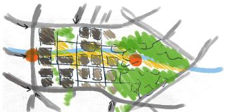 Ilustracja. Piaseczno Dzielnica Innowacji - koncepcje przekształcenia i rozwoju dzielnicy poprzemysłowej