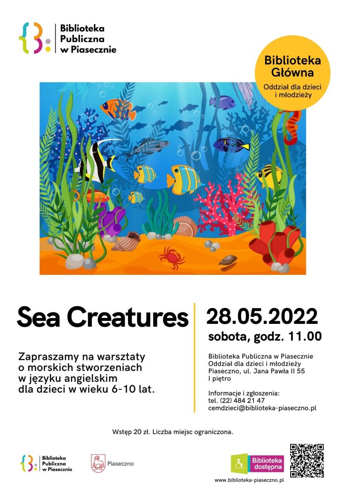 Sea Creatures – warsztaty w języku angielskim