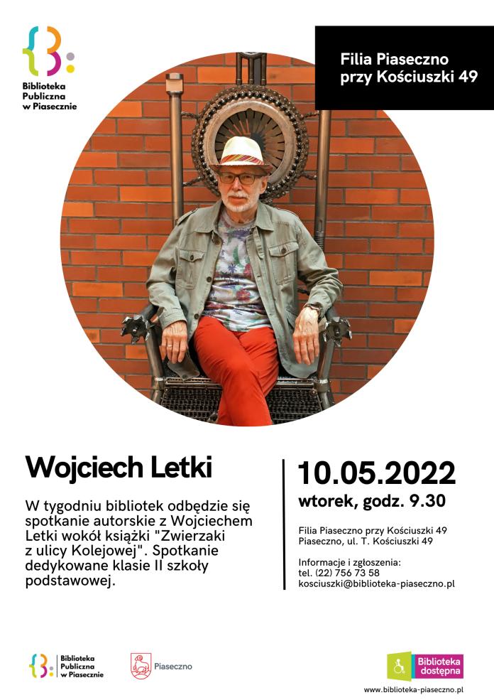Spotkanie autorskie – Wojciech Letki