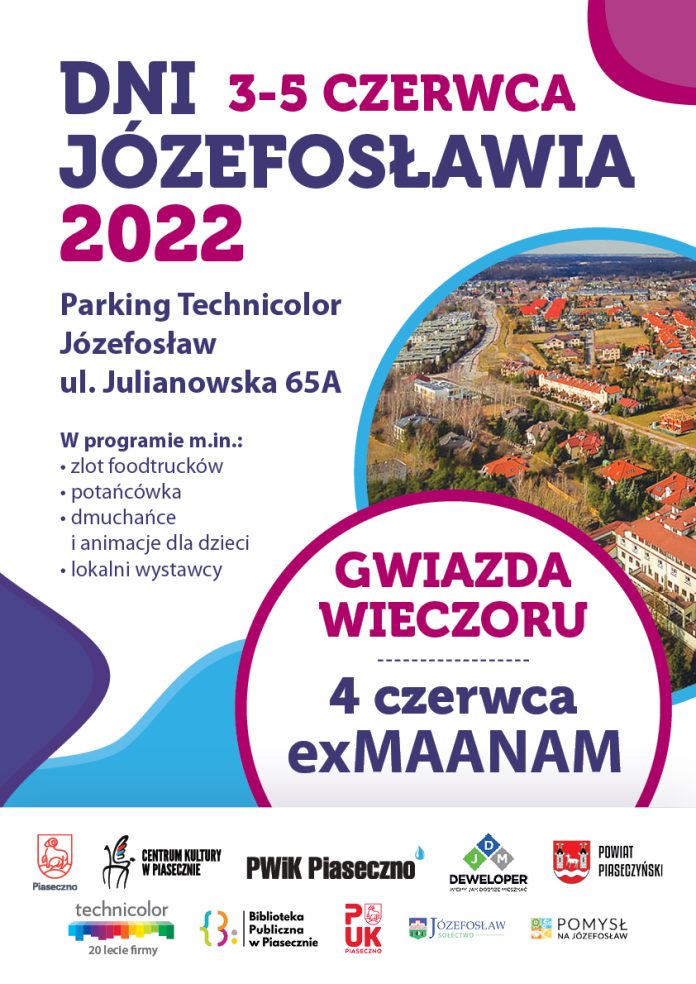 Plakat wydarzenia Festyn Dni Józefosławia 2022