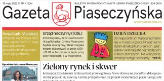 Ilustracja Gazeta Piaseczyńska nr 4/2022 pierwsza strona