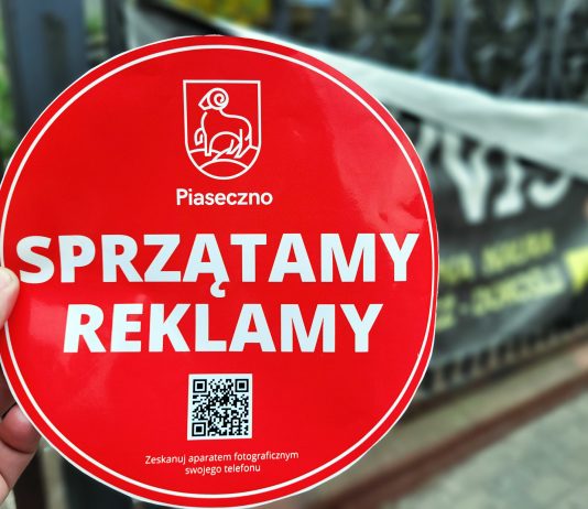 Sprzątamy reklamy na terenie gminy Piaseczno 2022