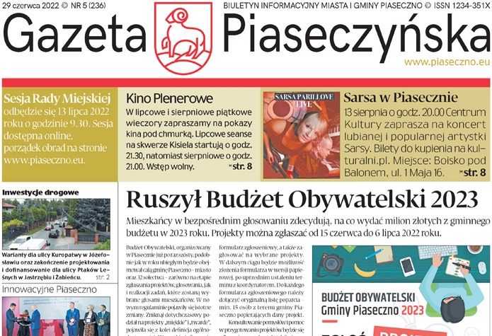 Gazeta Piaseczyńska nr 5/2022