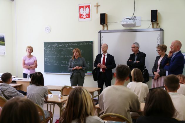 spotkanie gości w klasie podczas lekcji dla dzieci z Ukrainy