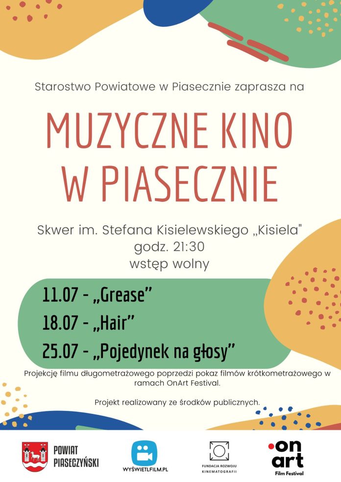 Plakat wydarzenia Muzyczne kino w Piasecznie