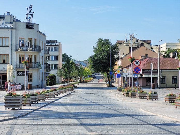 Plac Piłsudskiego i ulica Kościuszki po remoncie