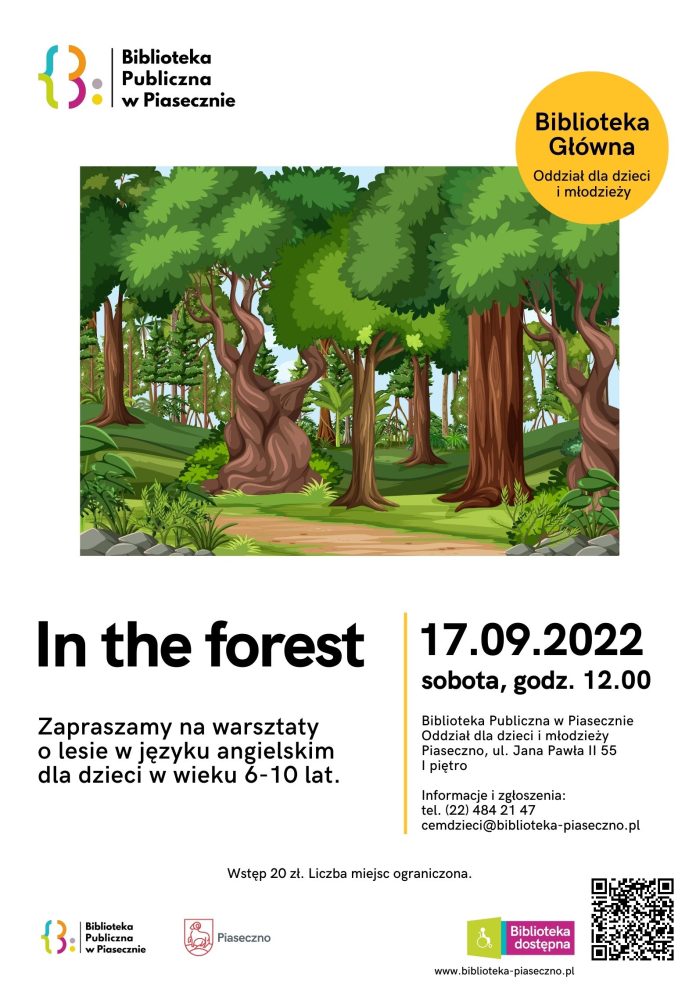 In the forest – warsztaty w języku angielskim