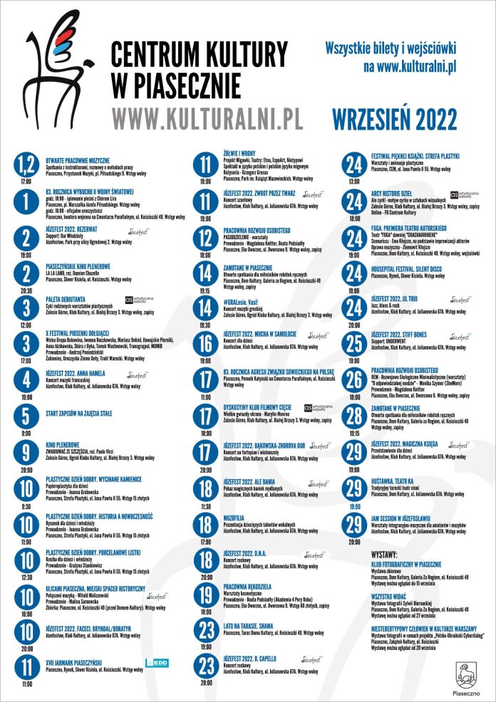 Kulturalny wrzesień 2022