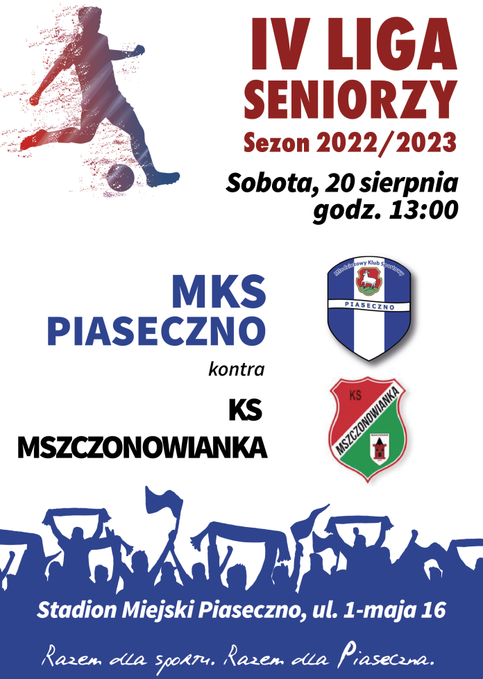 Mecz piłki nożnej MKS Piaseczno - KS Mszczonowianka Mszczonów