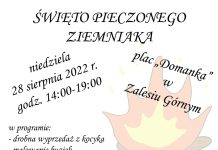 Plakat wydarzenia Święto Pieczonego Ziemniaka w Zalesiu Górnym