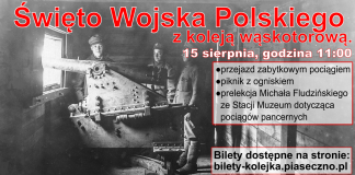 Święto Wojska Polskiego z Piaseczyńsko-Grójecką Koleją Wąskotorową