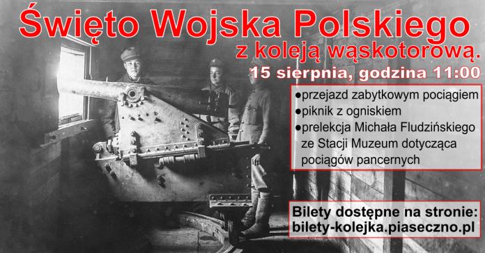 Święto Wojska Polskiego z Piaseczyńsko-Grójecką Koleją Wąskotorową
