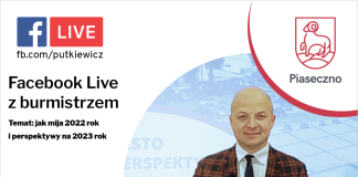 Facebook Live z burmistrzem Piaseczna 13 września 2022 roku o godz. 18.00, temat: jak mija 2022 rok i perspektywy na 2023 rok.