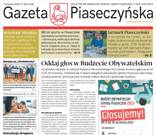 Gazeta Piaseczyńska nr 6/2022
