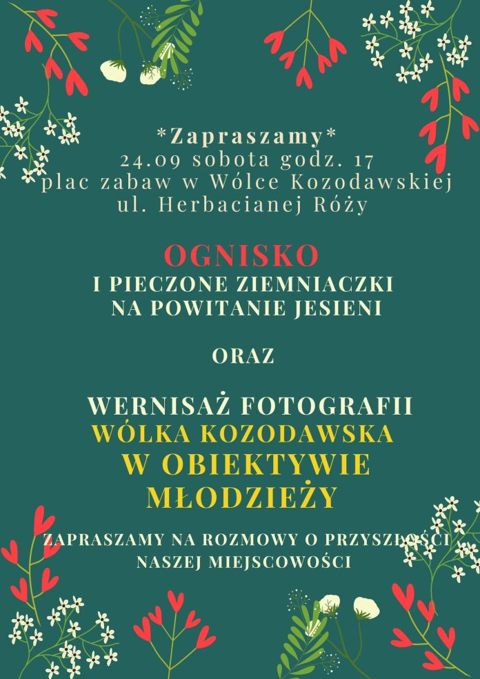Plakat wydarzenia Powitanie jesieni w Wólce Kozodawskiej