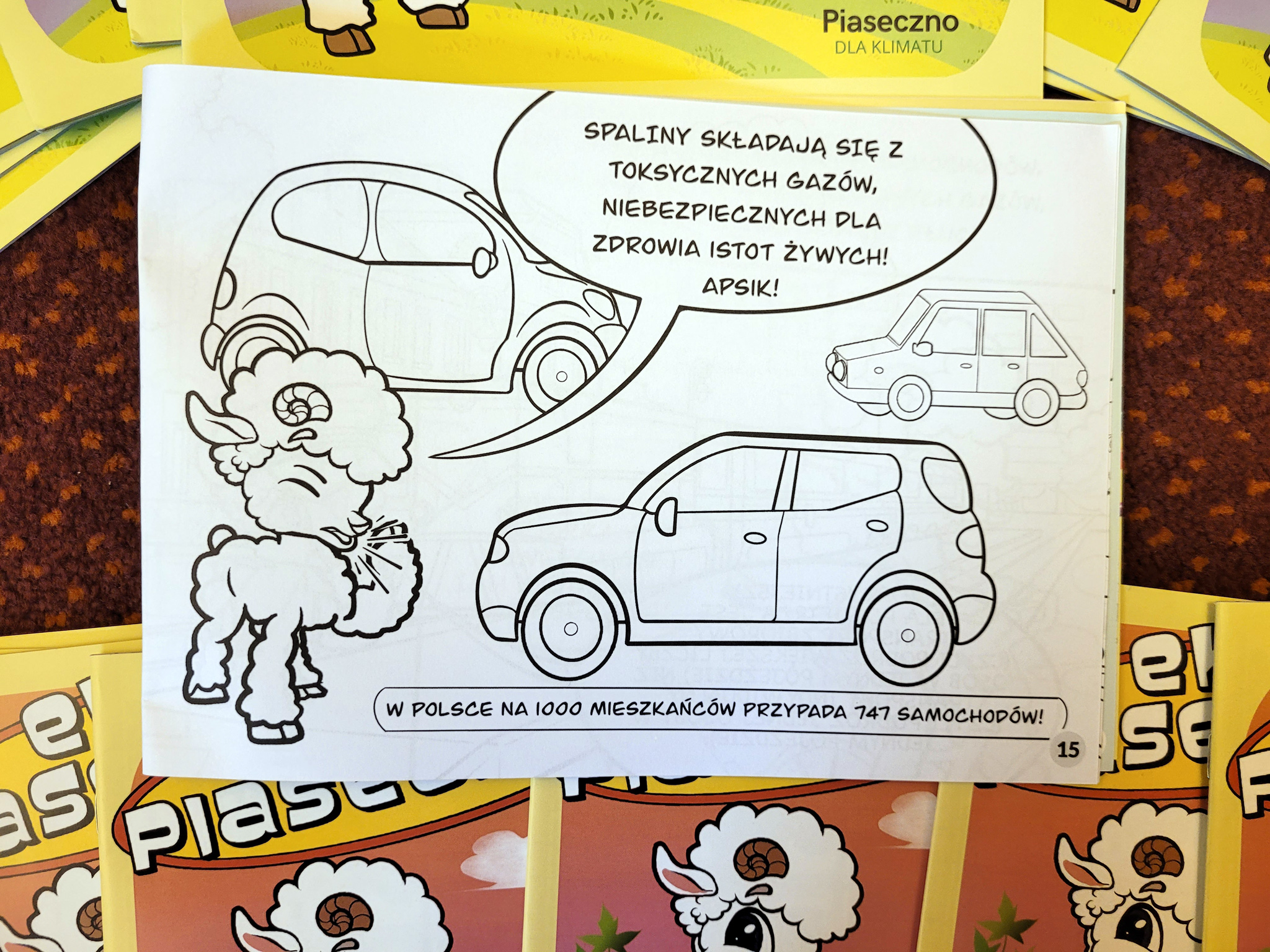 W ramach Europejskiego Dnia bez Samochodu rozdajemy książeczki dla dzieci