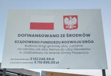 Dofinansowanie RFRD na budowę drogi gminnej w Piasecznie