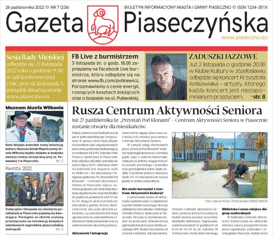 Strona główna Gazeta Piaseczyńska nr 7/2022