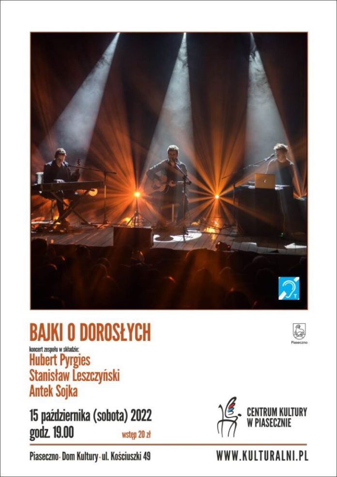 Plakat Koncert Bajki o dorosłych