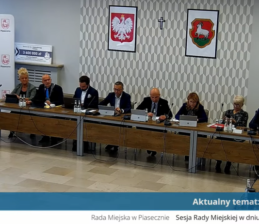 LIX sesja Rady Miejskiej w Piasecznie