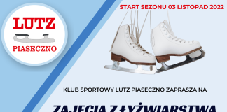 Zapraszamy na zajęcia łyżwiarstwa figurowego do KS LUTZ Piaseczno