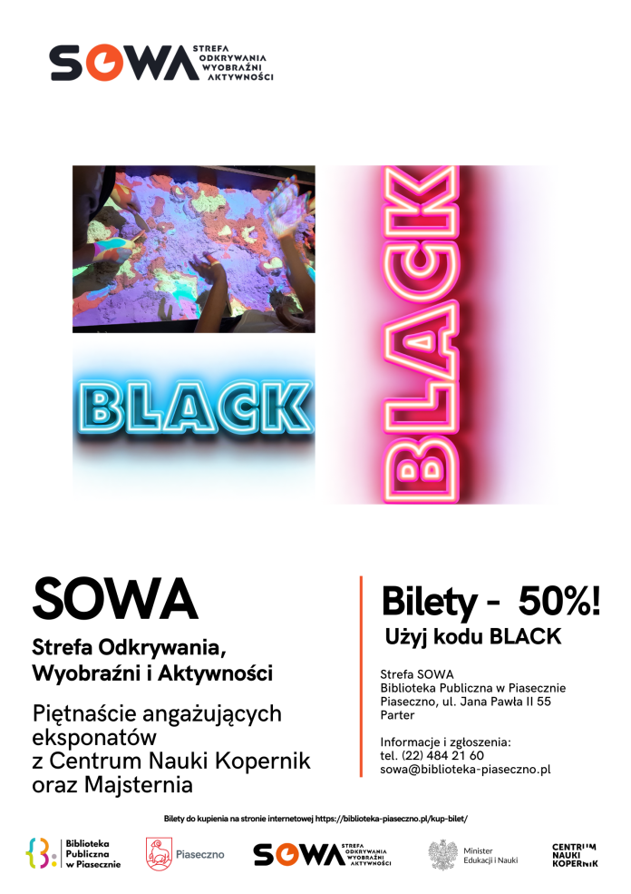 Promocja “Black” w strefie SOWA