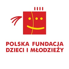 logo fundacji w biało czerwonych barwach