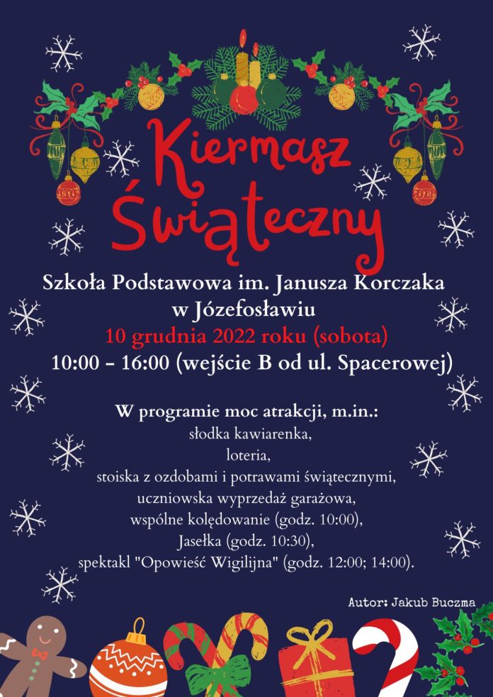 Kiermasz Świąteczny w Szkole Podstawowej w Józefosławiu 2022