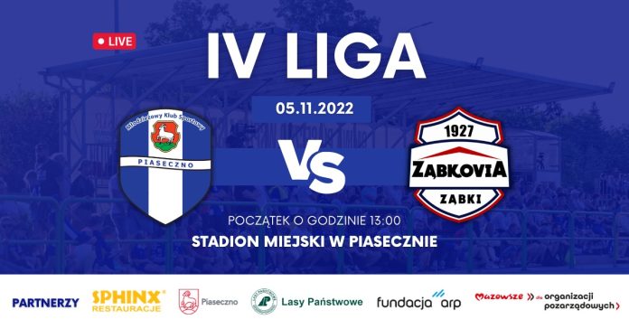Mecz piłki nożnej MKS Piaseczno vs Ząbkovia Ząbki
