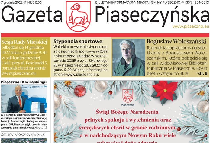 Gazeta Piaseczyńska nr 8/2022