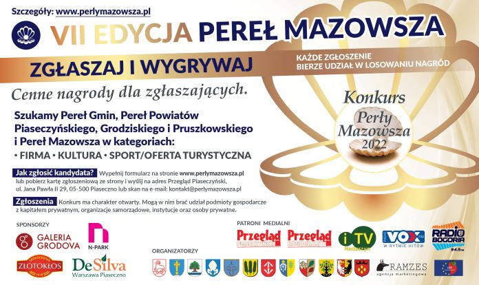 plakat Perły Mazowsza 2022